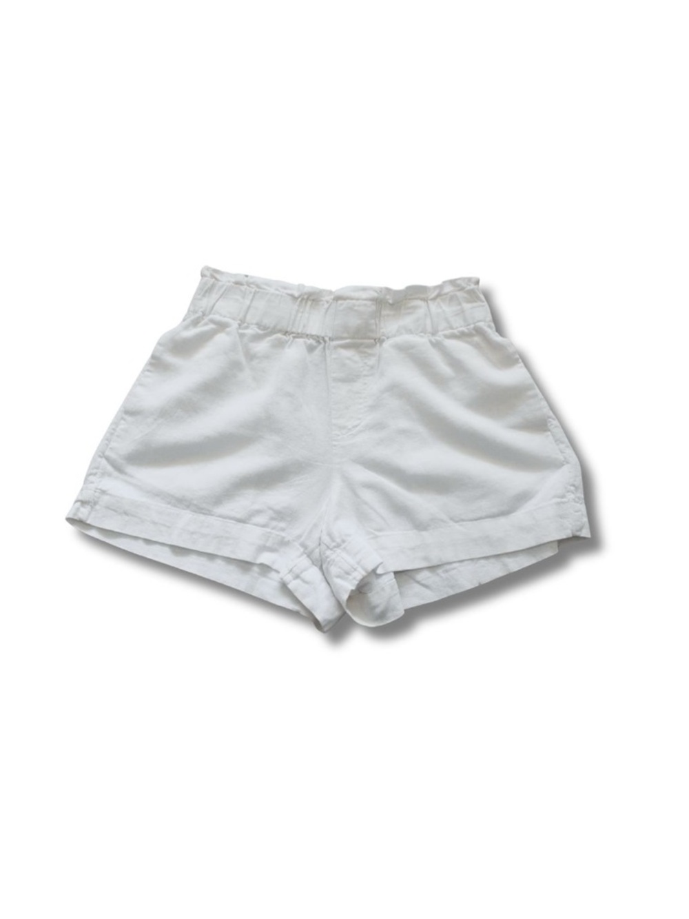 A New Day White High-Waist / Elastic Waist Women's Shorts